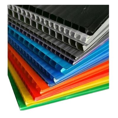 2mm-12mm Thickness Recycled Corrugated Plastic Sheets For Advertising